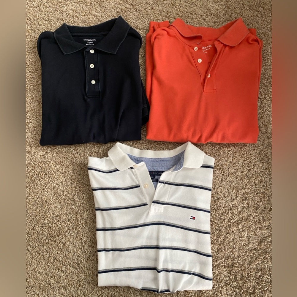 Three Men’s Polo Tops